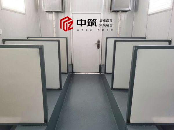 濟南工地移動衛生間施工完成